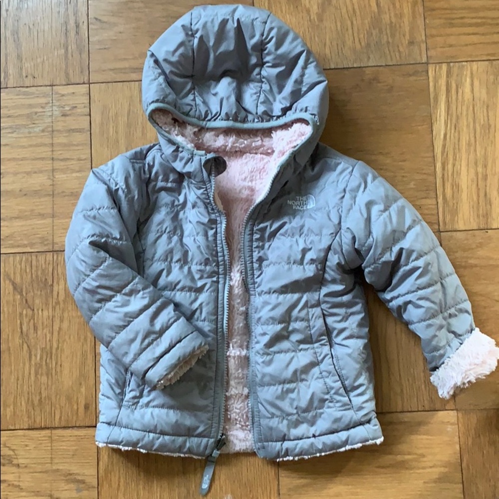 The North Face reversible toddler winter coat